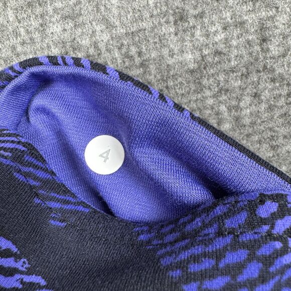Lululemon Wunder Under III Pant Women's 4 Warp Super Purple Black Leggings - Picture 2 of 7